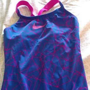 Nike razorback girls bathing suit